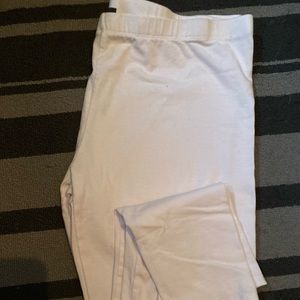 White leggings